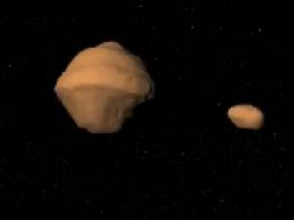 Астероид 1999 KW4 со своей луной / ©NASA