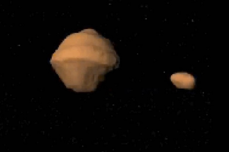Астероид 1999 KW4 со своей луной / ©NASA