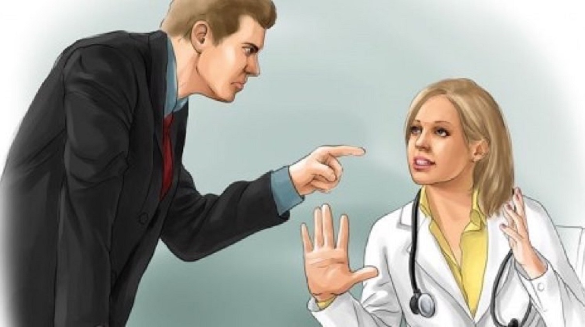 Врач половых проблем. Конфликт врача и пациента. Конфликт между врачом и пациентом. Конфликт в медицине с пациентом. Конфликт медработников.