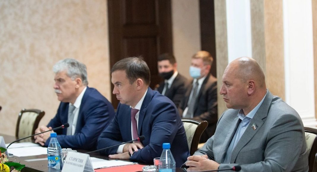 Афонин и Грудинин в Хакасии