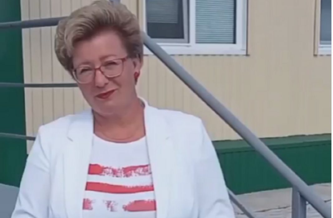 Кадр из видео со страницы Елены Егоровой