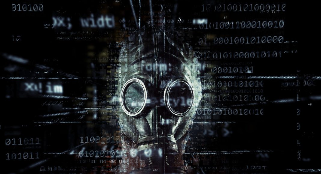 Экология. Грязный воздух. Противогаз.