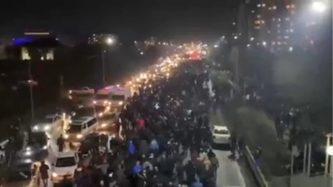 Митинги в Казахстане