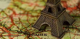 Франция. Париж. Карта