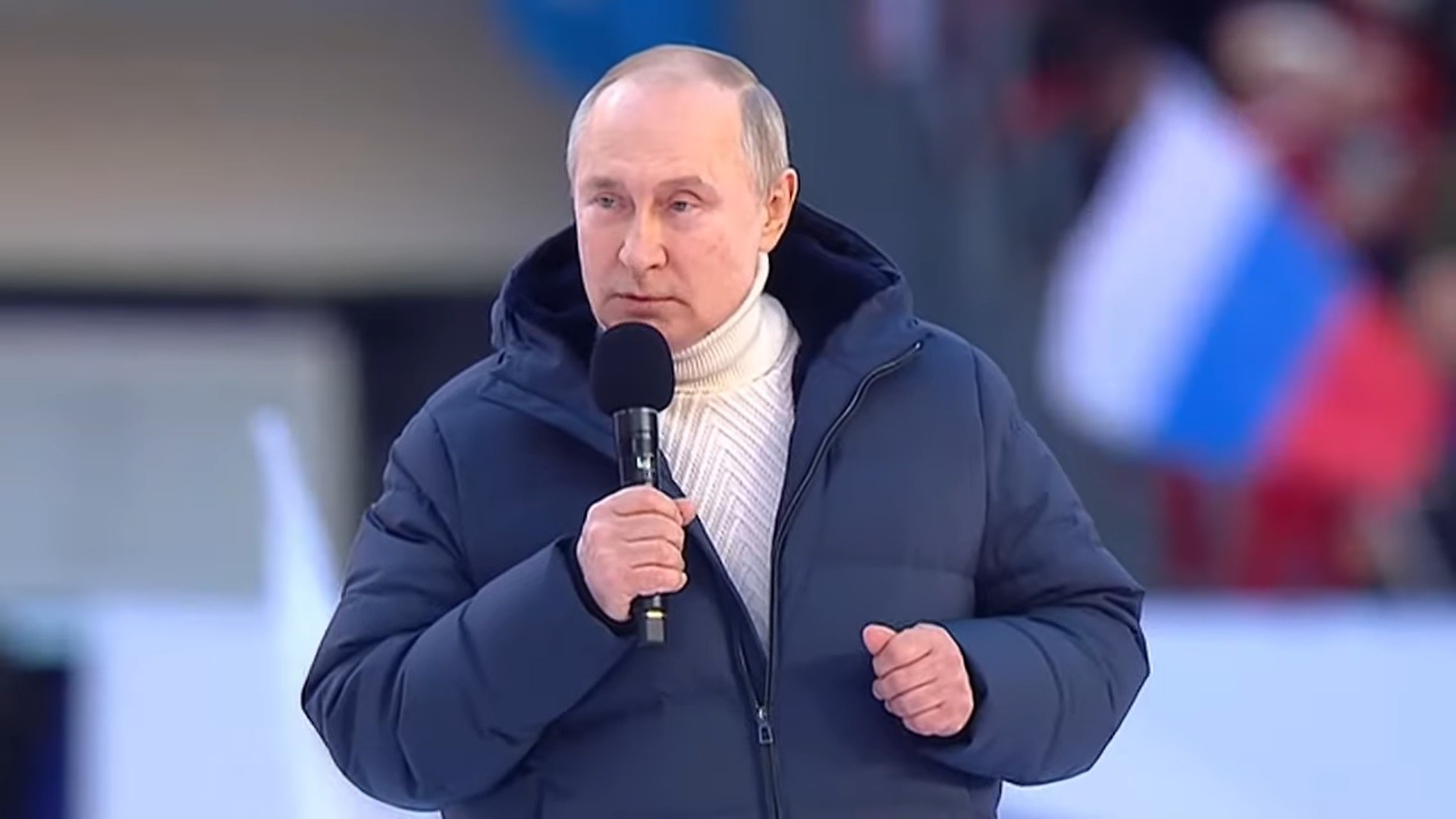 Путин в Лужниках 18 марта 2022