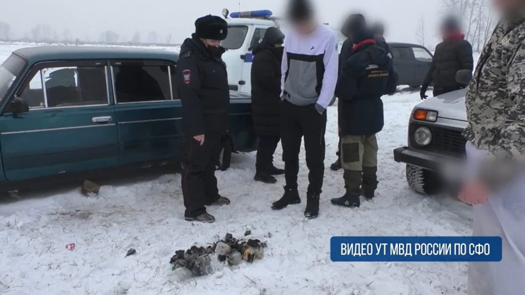 Кадр оперативной съемки УТ МВД