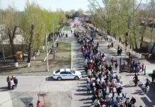 Бессмертный полк в Усть-Абакане