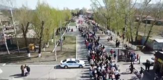 Бессмертный полк в Усть-Абакане