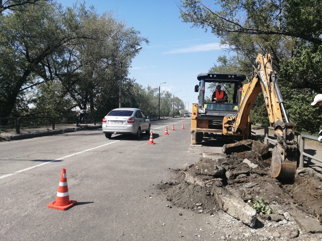 На виадуке в Абакане начался ремонт - Пульс Хакасии