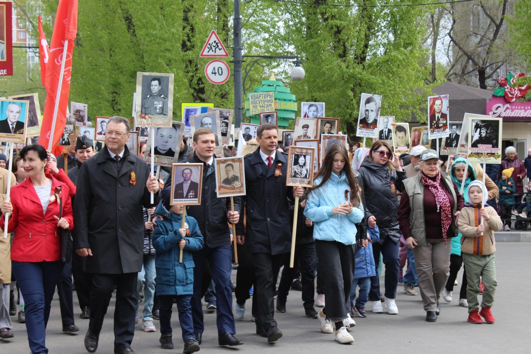 Бессмертный полк в Абакане