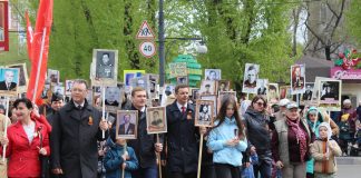 Бессмертный полк в Абакане