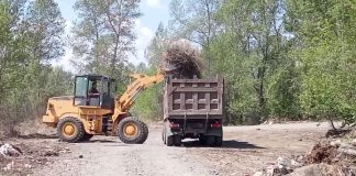 Уборка несанкционированной свалки