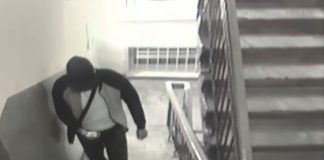Кадр съемки камеры наблюдения