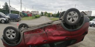 ДТП с переворотом в Абакане