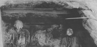 Оглахтинская гробница. Фото Л.Р. Кызласова, 1969 г.