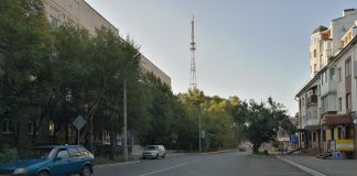 Улица Вяткина в Абакане