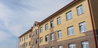 Строительство школы 32 в Абакане