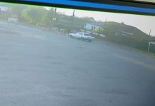 Кадр съемки камеры наблюдения