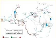Разрешенные туристические стоянки в парке «Ергаки»