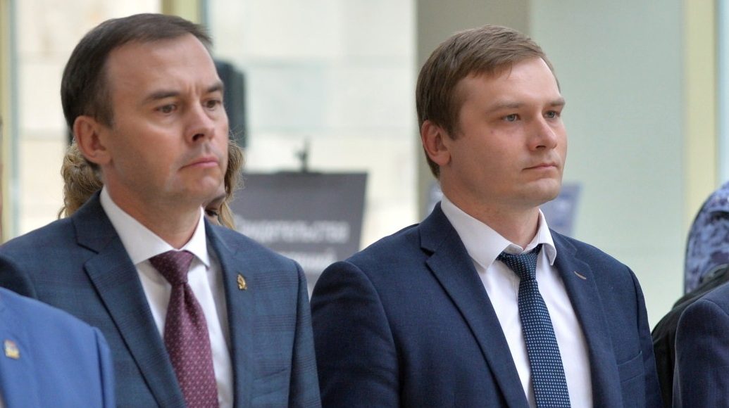 Афонин и Коновалов. Фото пресс-службы главы РХ Юрий Афонин и Валентин Коновалов. Фото пресс-службы главы РХ