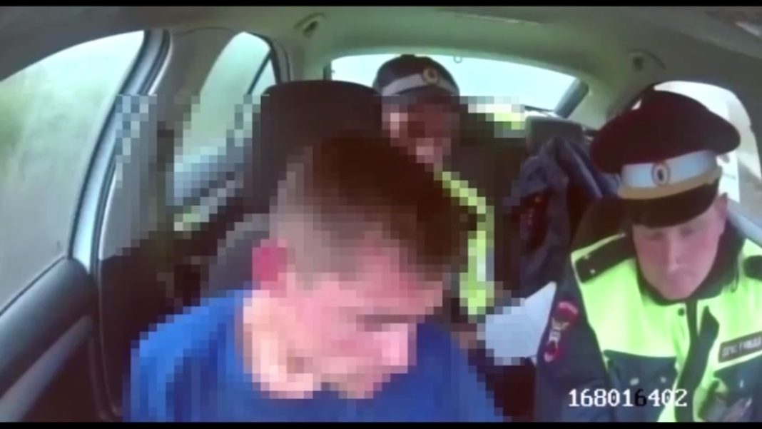 Кадр съемки ГИБДД Кадр съемки ГИБДД