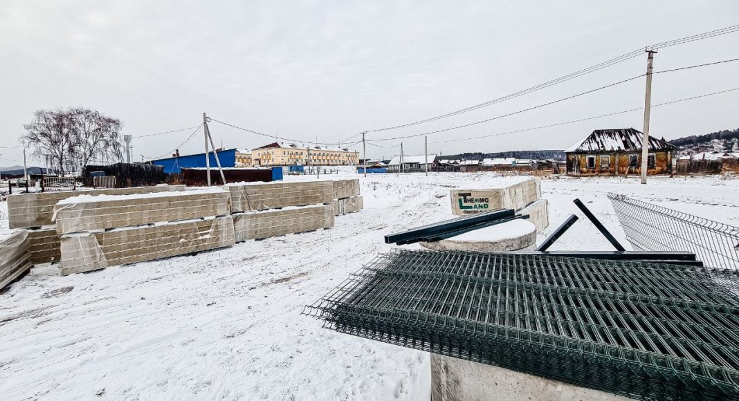 Строительство амбулатории в с.Матур Фото pulse19.ru