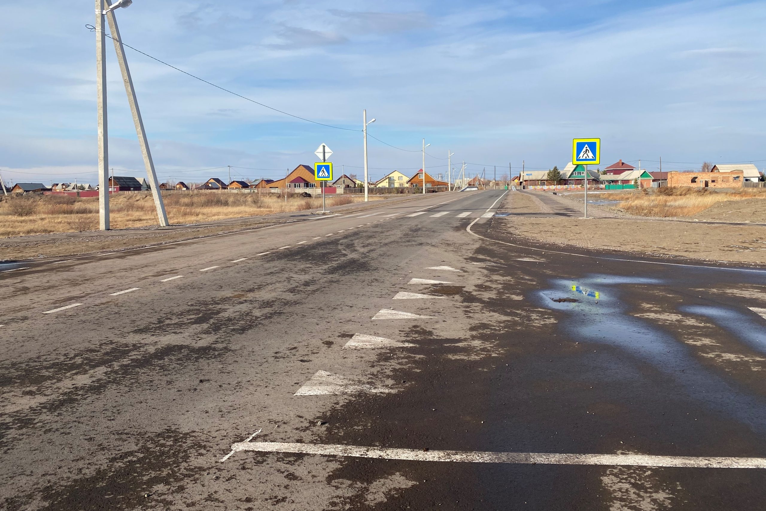 Новые дорога и мост в д.Чапаево Усть-Абаканского района. Фото pulse19.ru