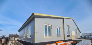 Стройка Дома культуры в с.Имек. Фото pulse19.ru