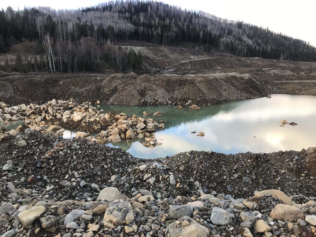 Район золотодобычи АС Хакасия. Фото Экопалаты РХ