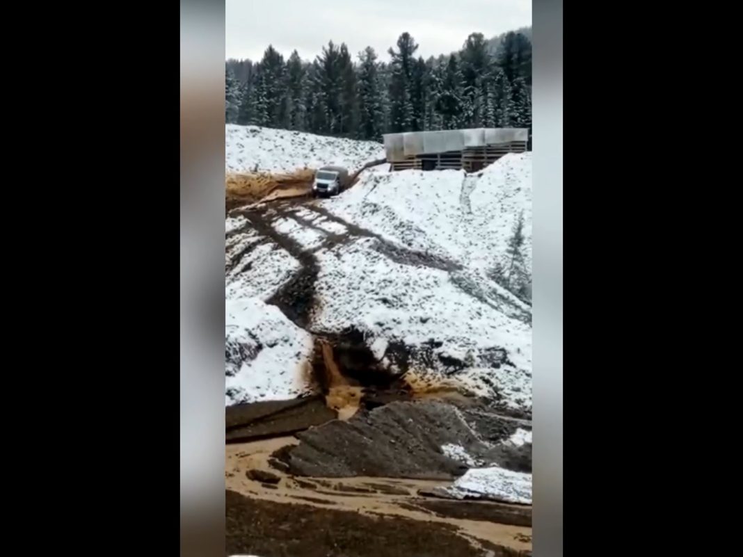 Загрязнение реки в Аскизском районе