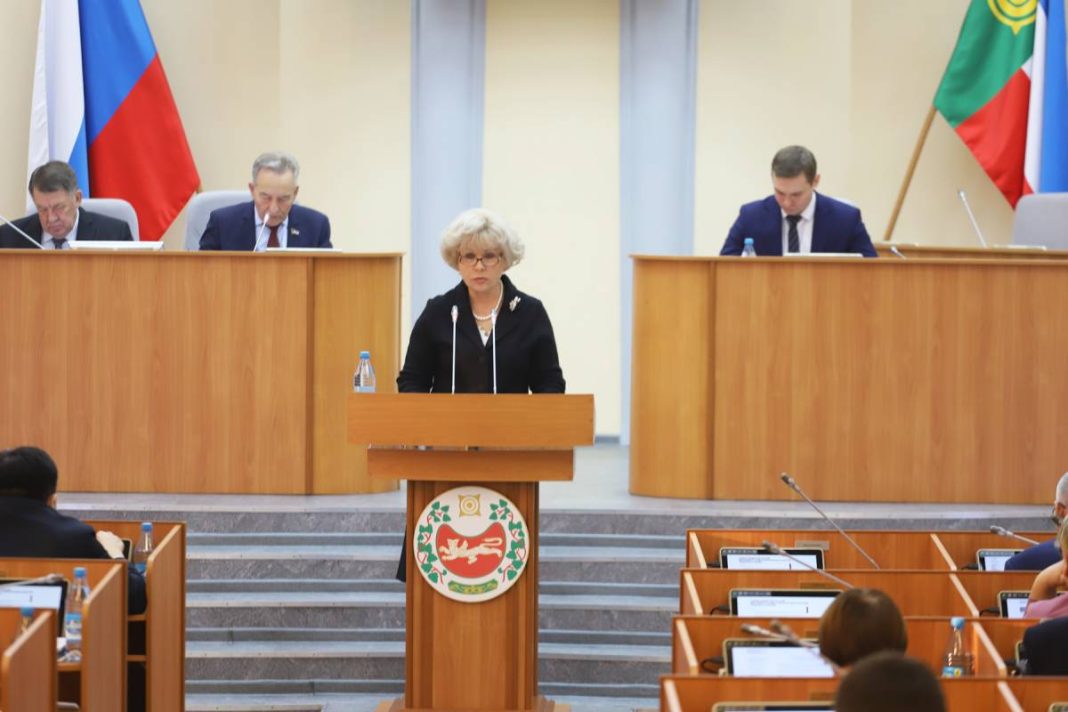 Светлана Могилина в Верховном Совете