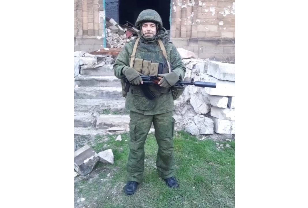 Сергей Сокол в зоне СВО