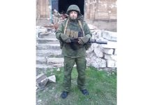 Сергей Сокол в зоне СВО