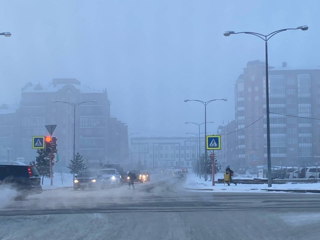Фото со страницы Минприроды РХ Смог в Абакане
