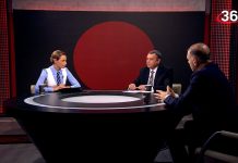 Александр Мяхар и Денис Дворников на телеканале «360»