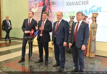 Афонин, Коновалов, Зюганов. Фото пресс-службы КПРФ