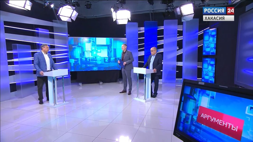 Александр Мяхар и Андрей Тенишев в программе «Аргументы»