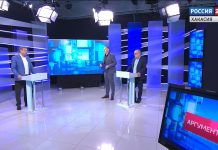 Александр Мяхар и Андрей Тенишев в программе «Аргументы»