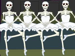 Танцы, скелеты