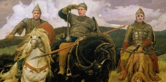 Три богатыря. Коллаж puse19.ru