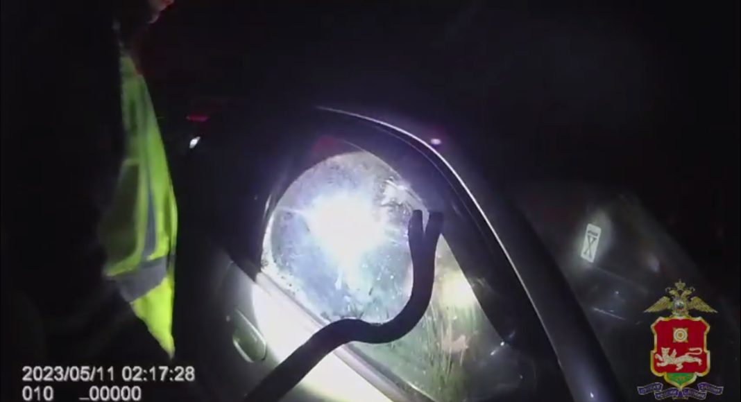 Кадр съемки ГИБДД Кадр съемки ГИБДД