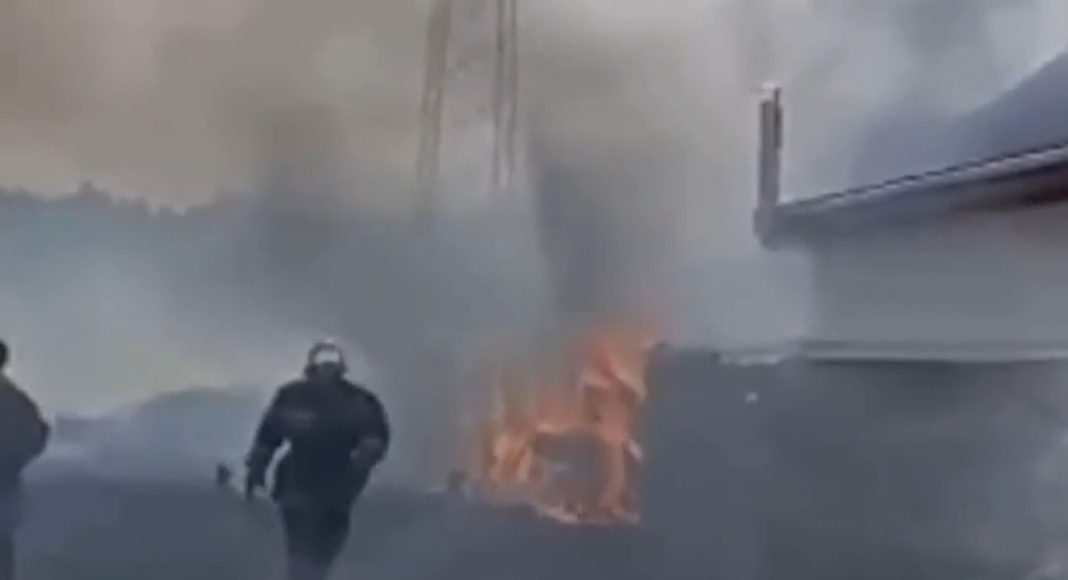 Пожар в Топольках Пожар в Топольках