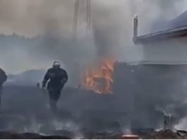 Пожар в Топольках