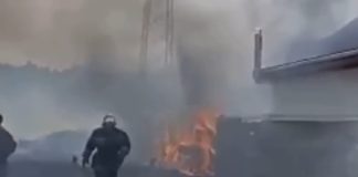 Пожар в Топольках