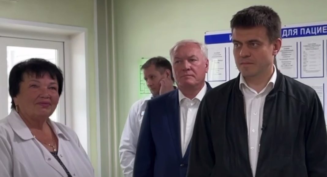 Михаил Котюков в Минусинске. Фото из телеграм-канала Михаила Котюкова