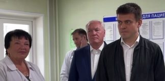 Михаил Котюков в Минусинске. Фото из телеграм-канала Михаила Котюкова