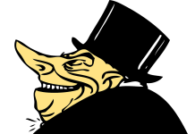 Жадность. Буржуазия. Работодатель. Хитрость. Обман. Картинка из фотобанка.