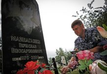 Майнагашев. Могила. Росгвардия. Фото пресс-службы Росгвардии