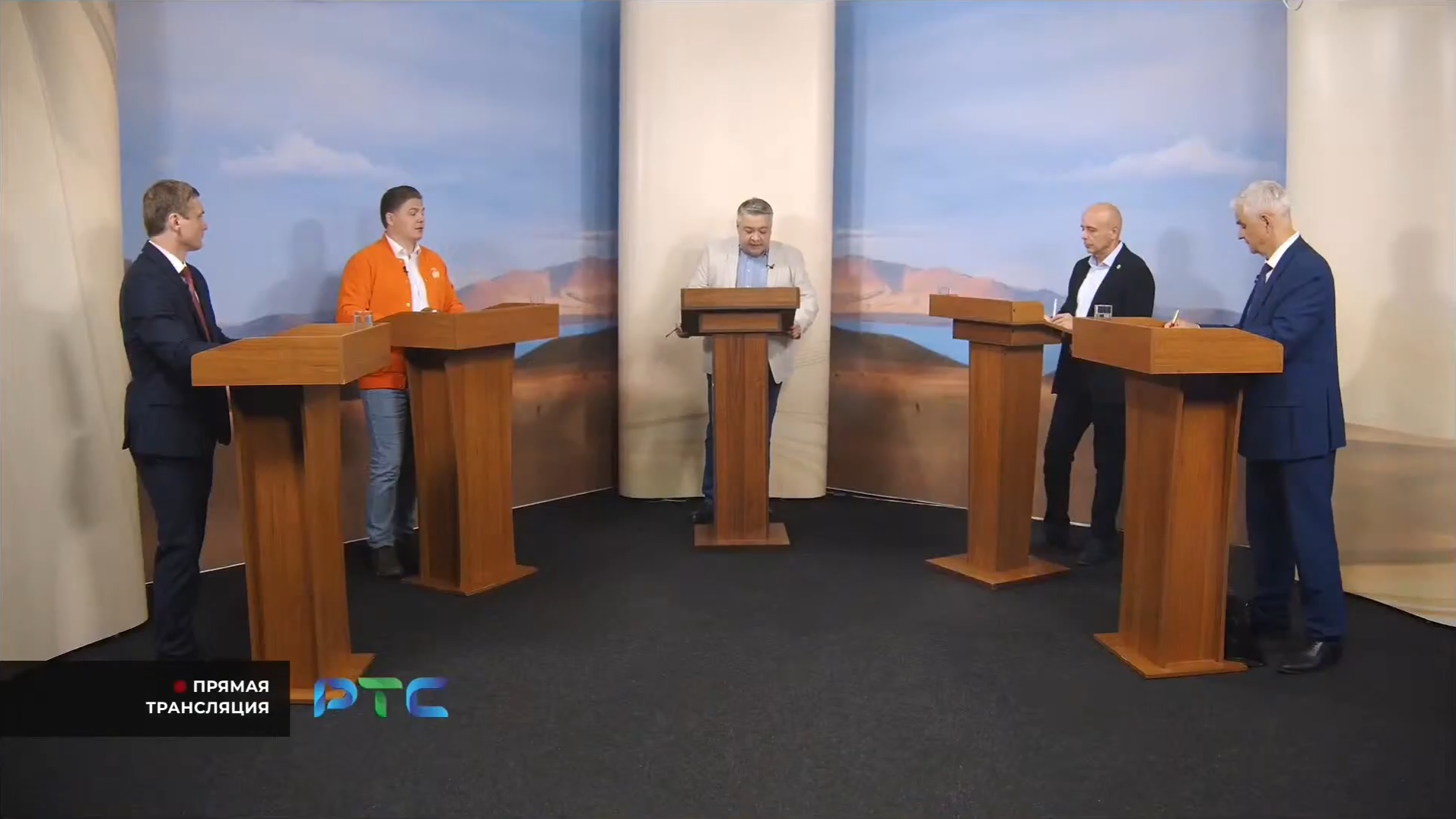 Дебаты кандидатов на канале РТС