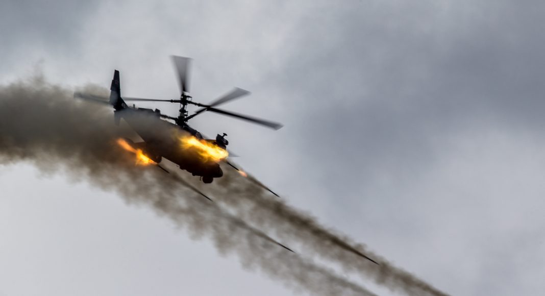 Вертолет Ка-52. Армия России. Фото Министерства обороны РФ Вертолет Ка-52